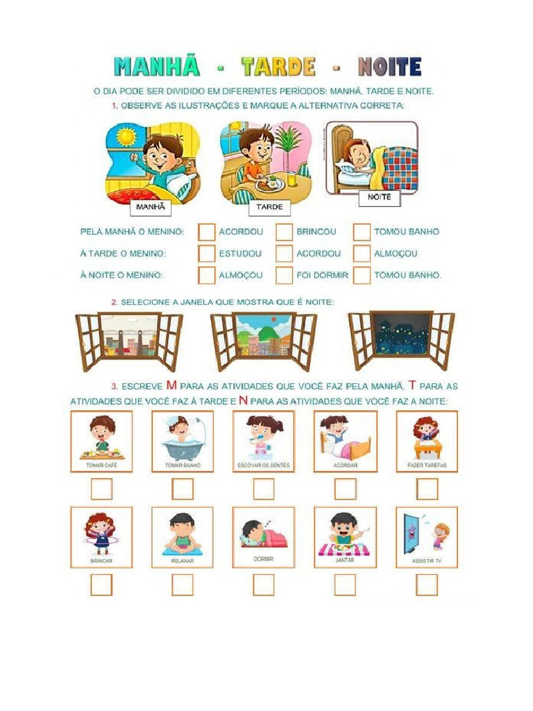 Atividade Dia | PDF