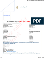 Application Form - NOT VALID FOR TRAVEL RONALDO