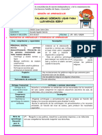 1º U1 S3 Sesion D1 PS Que Palabras Usar para Llevarnos Bien