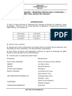 NBR-16035-3 Caldeiras e Vasos de Pressão - Requisitos Mínimos para A Construção