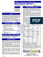 SC Precision Grout Product Data 2193944