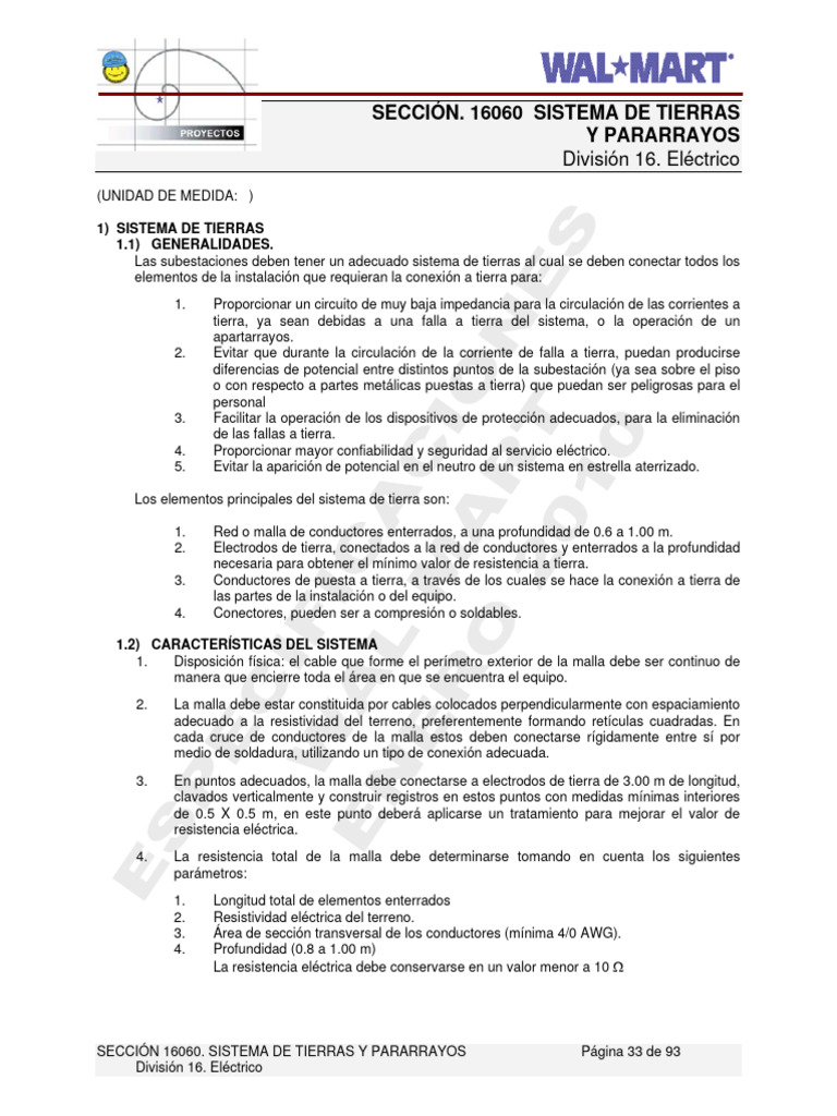 Sistema de Tierras y Pararrayos | PDF | Ingenieria Eléctrica | Electricidad