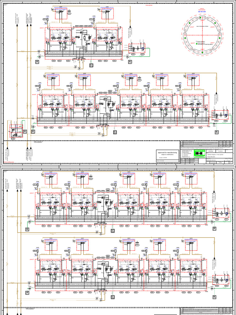 Hydraulic Diagram Thrust Cylinder | PDF