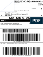 DHL Shipment Label