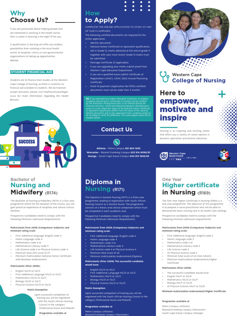 WCGHW WCCN Pamphlet 2024 | PDF | Nursing | Health Care