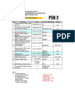 PSM 2 Bda 4904 Work Schedule - Sem 1 1112