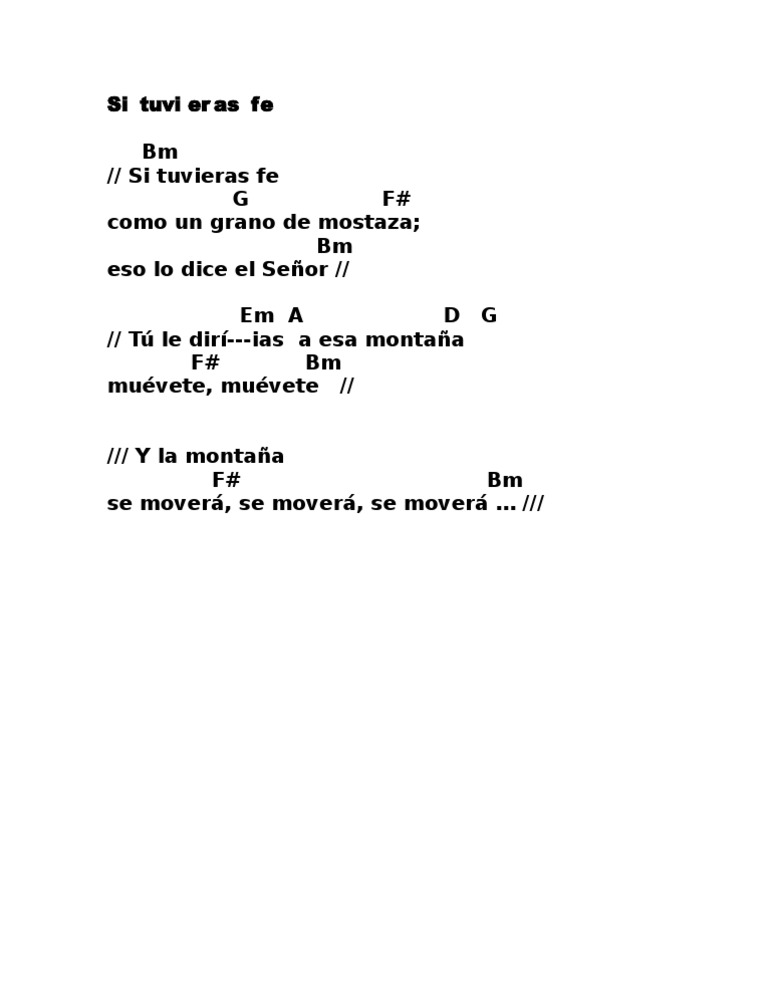 Fe como un grano de mostaza | PDF