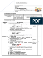 SESIÓN DE  comunic. clasificación de palabras.