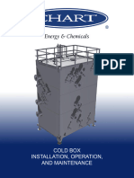 Cold Box Installation, Operation, and Maintenance - Chart Energy