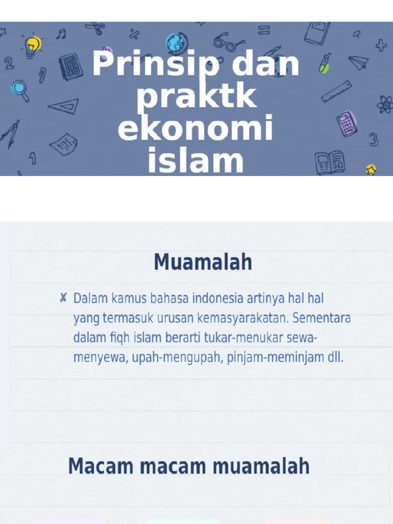 Prinsip Ekonomi Islam Pdf