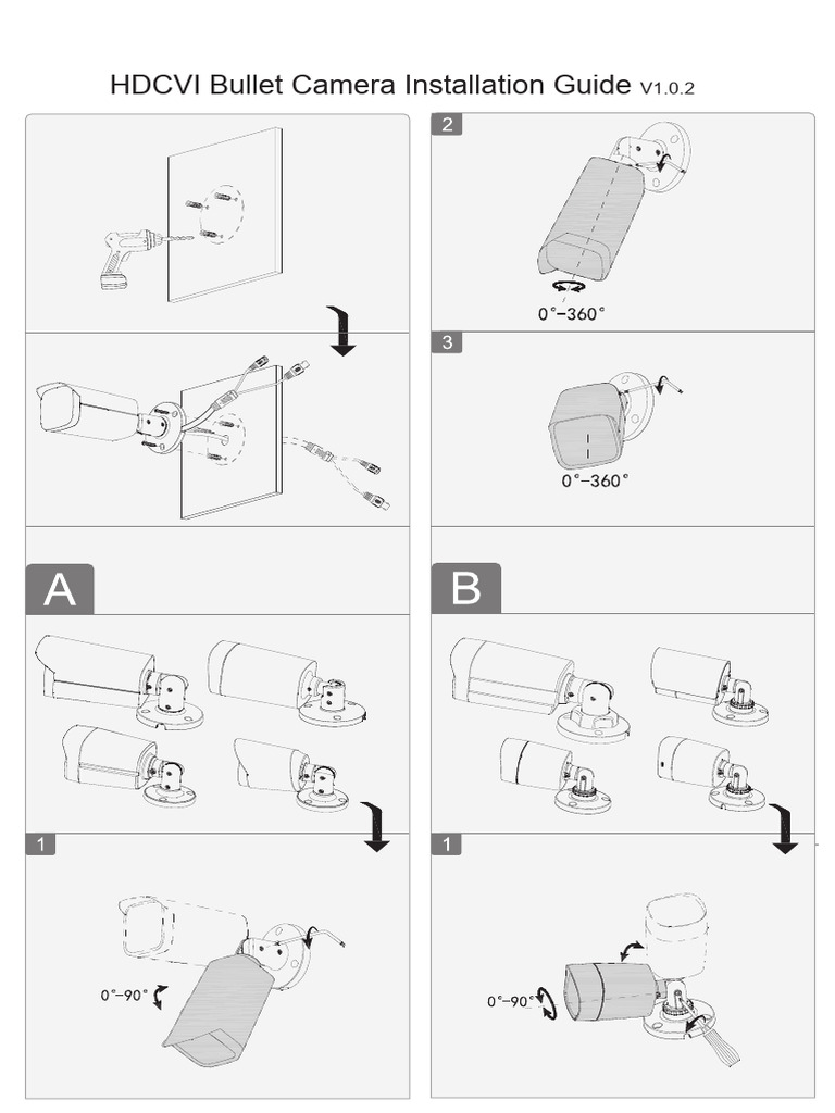 HDCVI Bullet Camera Installation Guide PDF