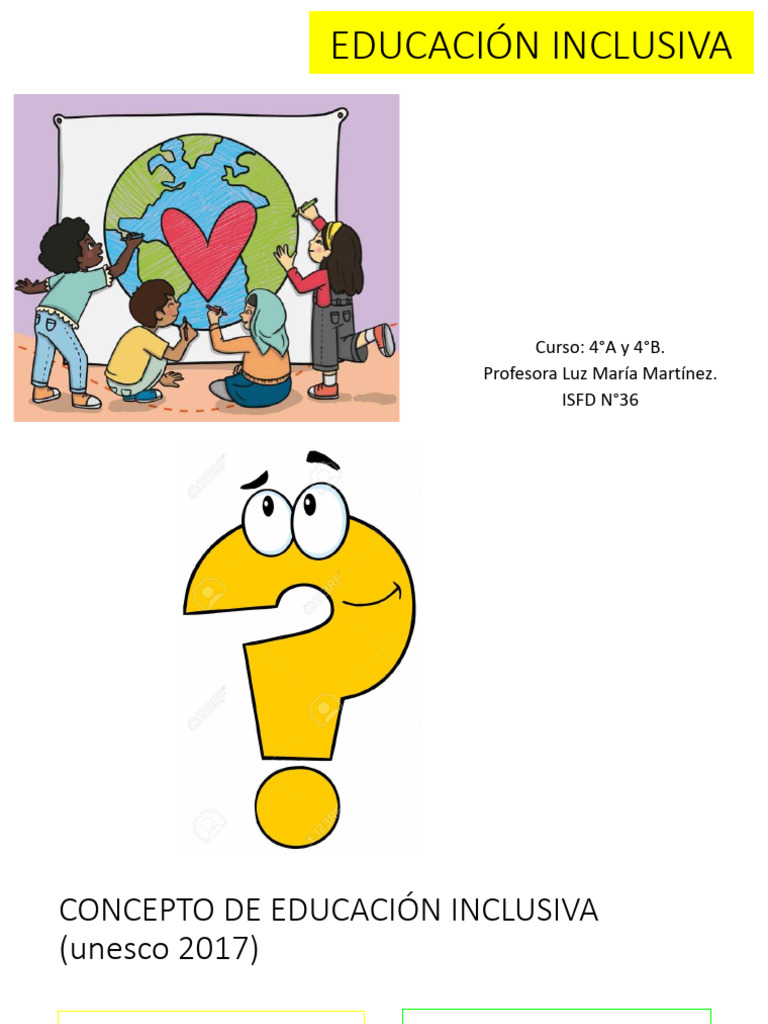 1 Educación Inclusiva | PDF | Invalidez | Inclusión (Educación)