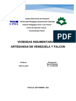 Viviendas indumentarias y artesanías de Venezuela y falcon