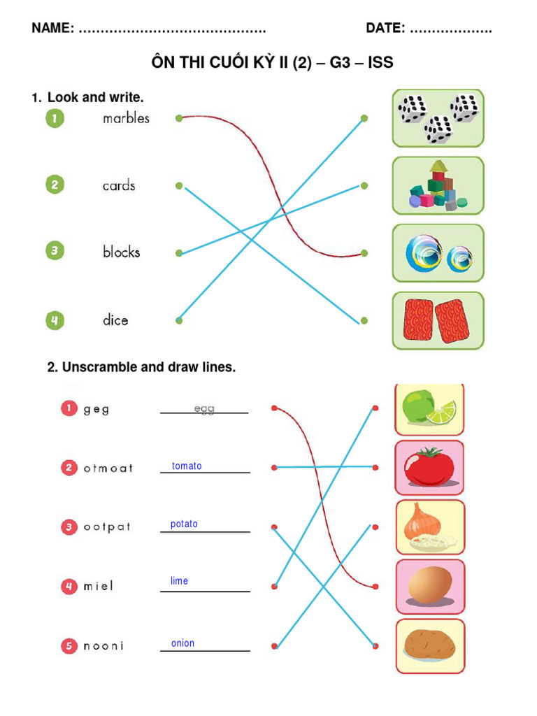 DAP AN BT ÔN THI CK2 - ISS - Số2 | PDF