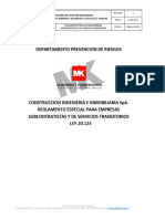 REGLAMENTO ESPECIAL PARA EMPRESAS SUBCONTRATISTAS Y DE SERVICIOS TRANSITORIOS Rev.05 2021