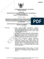 2005-Permennegkop Dan UKM Nomor 23 PER M.kukm XI 2005