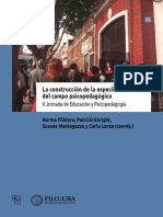 2021 Psicopedagogia El Campo de La Epistemologia Disciplinar BERTOLDI