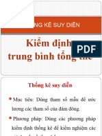 Chương 6 Thống Kê Suy Diễn - Kiem Dinh TB Tong The - 1
