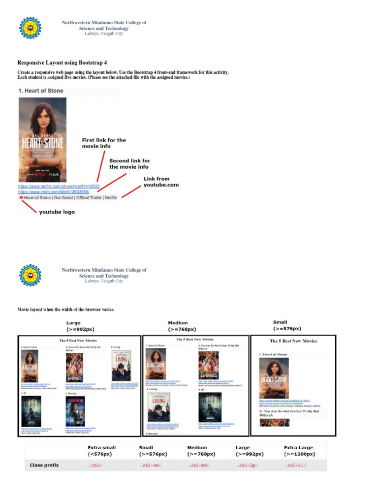 Bootstrap 4 Responsive Web Page Guide | PDF | Career & Growth | Computers