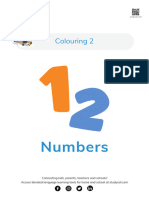 Worksheet Numbers Colouring