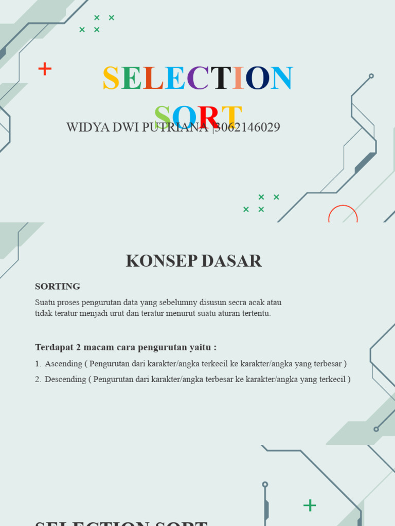 Panduan Lengkap Selection Sort C++ | PDF