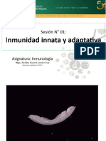 SESIÓN #01 Inmunidad Innata y Adaptativa