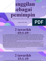 Panggilan Sebagai Pemimpin