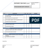 OxyCutting Checklist