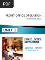 Front Office Operation