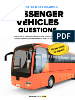 50 Most Common CDL Passenger Vehicles Questions