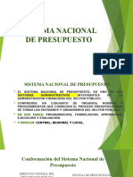 1 2 Sistema Nacional de Presupuesto Publico