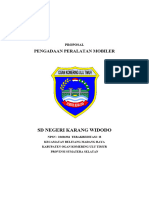 Proposal Permohonan Mobiler SD Negeri Karang Widodo