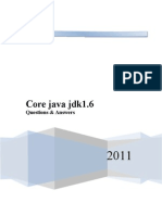 Core Java jdk1.6: Questions & Answers