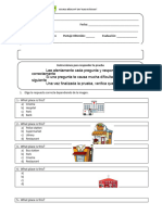 Prueba de Diagnóstico 5to