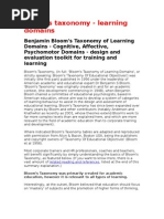 Download Blooms Taxonomy - Learning Domains by api-3861522 SN7371911 doc pdf