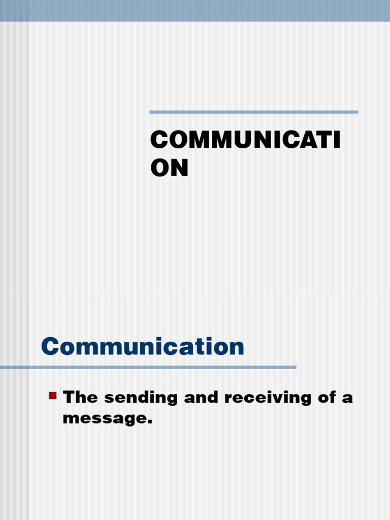 Effective Communication in Nursing | PDF | Communication | Nonverbal ...