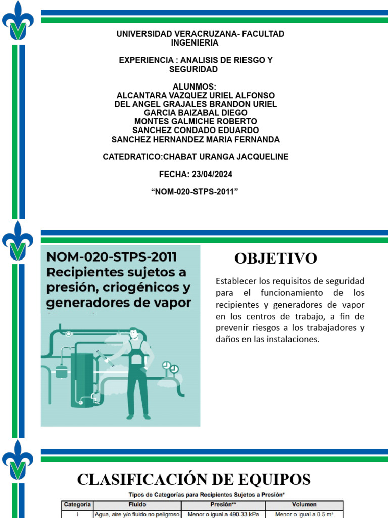 Análisis de Riesgo y Seguridad en Equipos | PDF | Presión