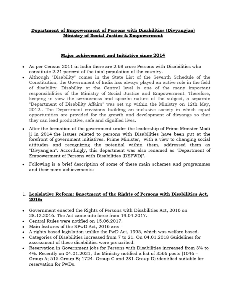 Depwd major work from 2014 pdf disability microfinance