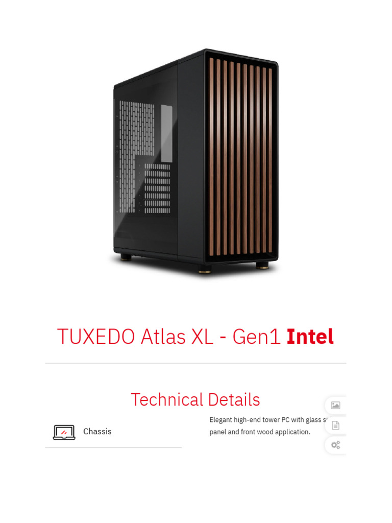TUXEDO Atlas XL Technical Specifications | PDF | Usb | Computer ...