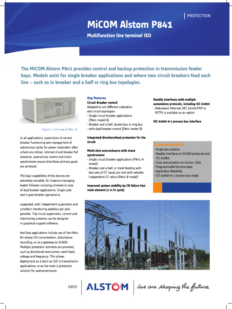 P841 Brochure GB | PDF | Electrical Engineering | Electronics