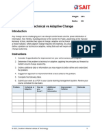 Assignment Technical Vs Adaptive Change - Rubic Editing