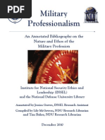 Military Professionalism Bibliography
