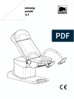 Instrukcja obsługi fotela ginekologicznego Schmitz Medi Matic Seria 115.7 str. 1-40 DE.