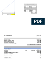 Tableau de Rentabilité de Construction