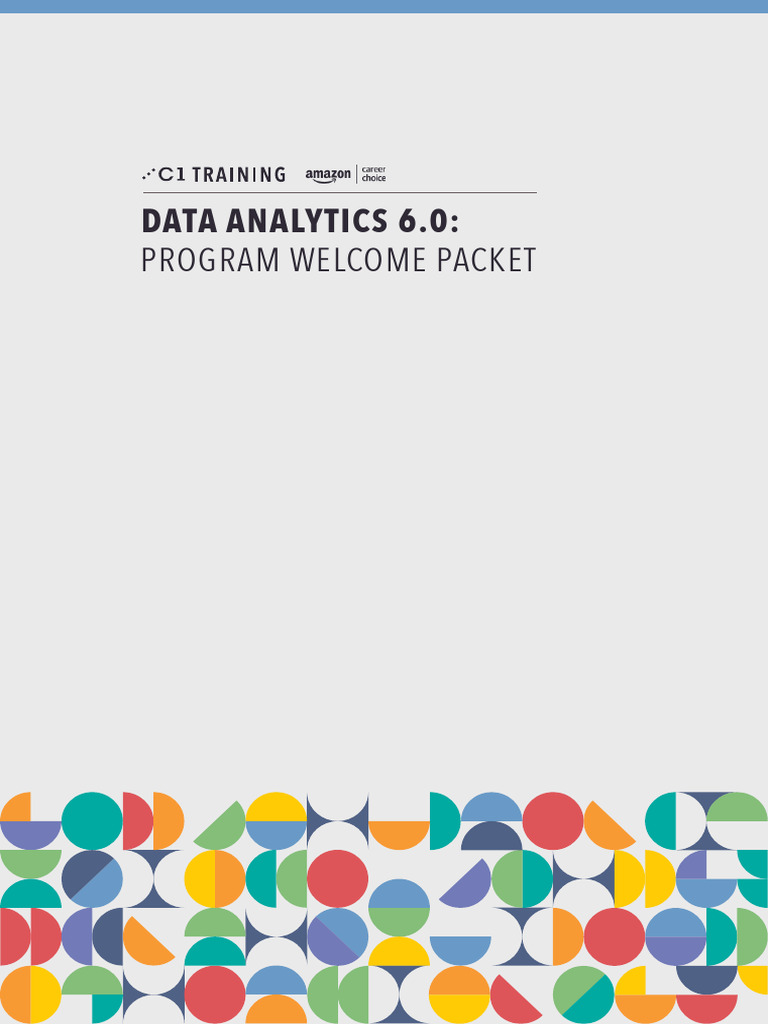Data Analytics 6.0 Program Overview | PDF | Teaching Assistant | Lecture