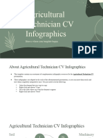 Agricultural Technician CV Infographics by Slidesgo