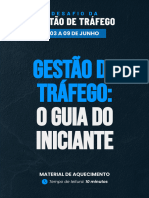 Pedro Sobral Desafio Da Gestão de Trafego 2024 Material de Quecimento Guia Do Iniciante