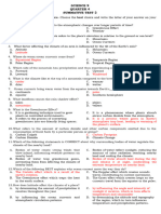 Science 9 Quarter 4 Summative Test 2