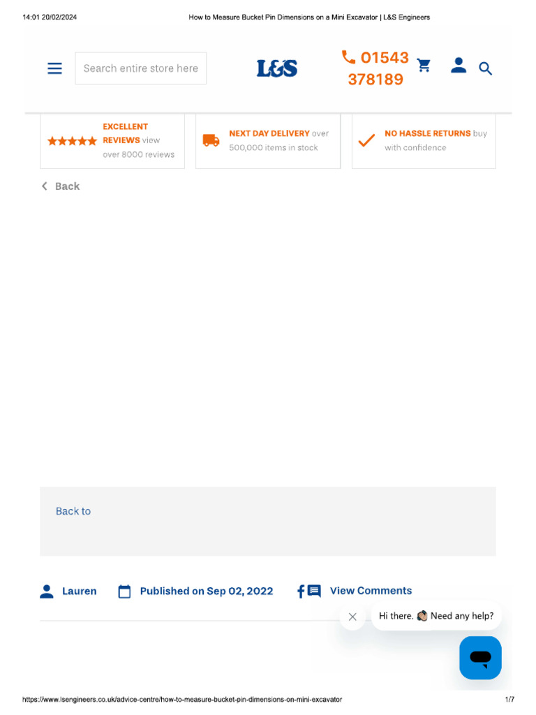 How To Measure Bucket Pin 7 PDF