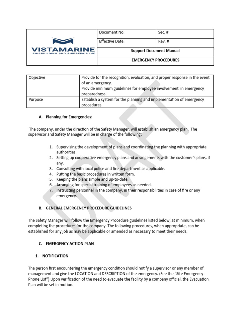 Emergency Response Plan | PDF | Fires | Emergency Management